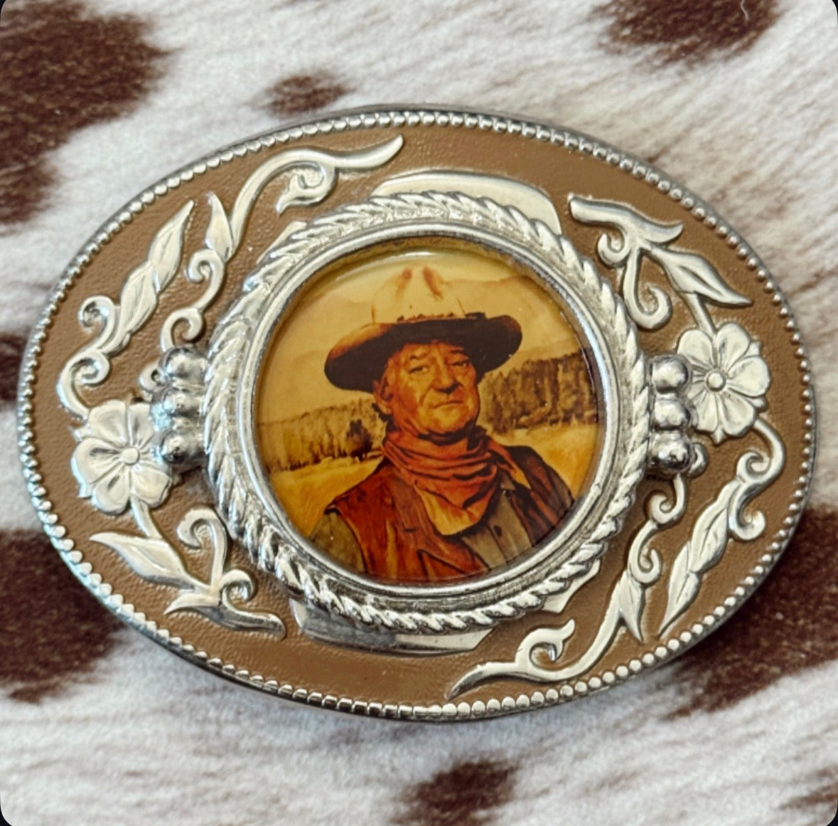 Vintage John Wayne Belt Buckle