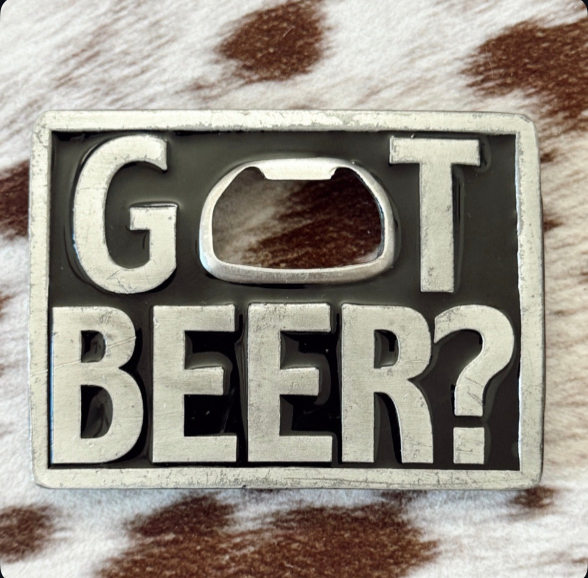 Vintage Got Beer Belt Buckle