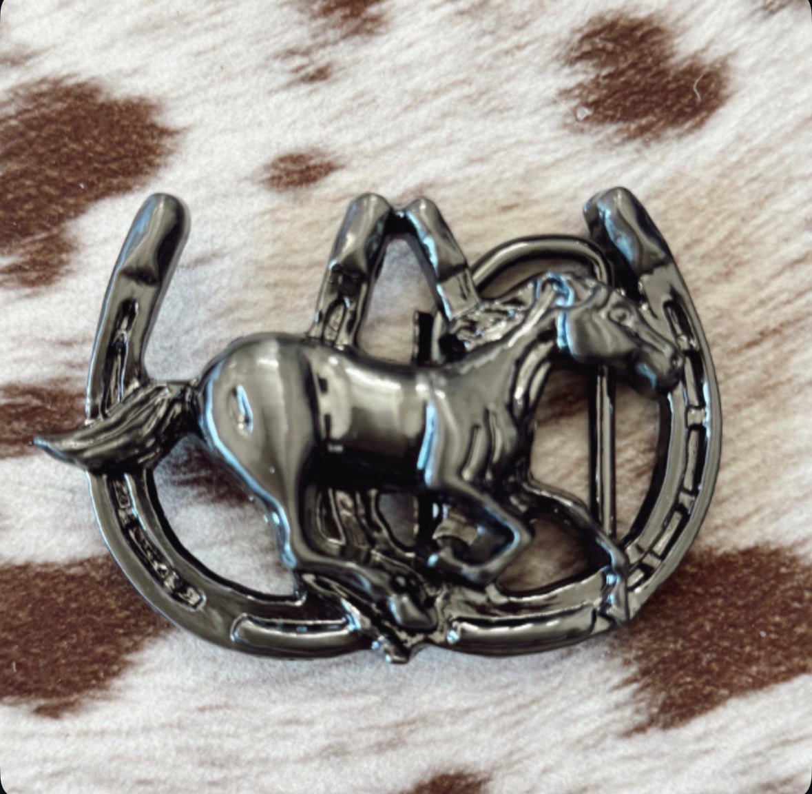 Vintage Horseshoe Belt Buckle
