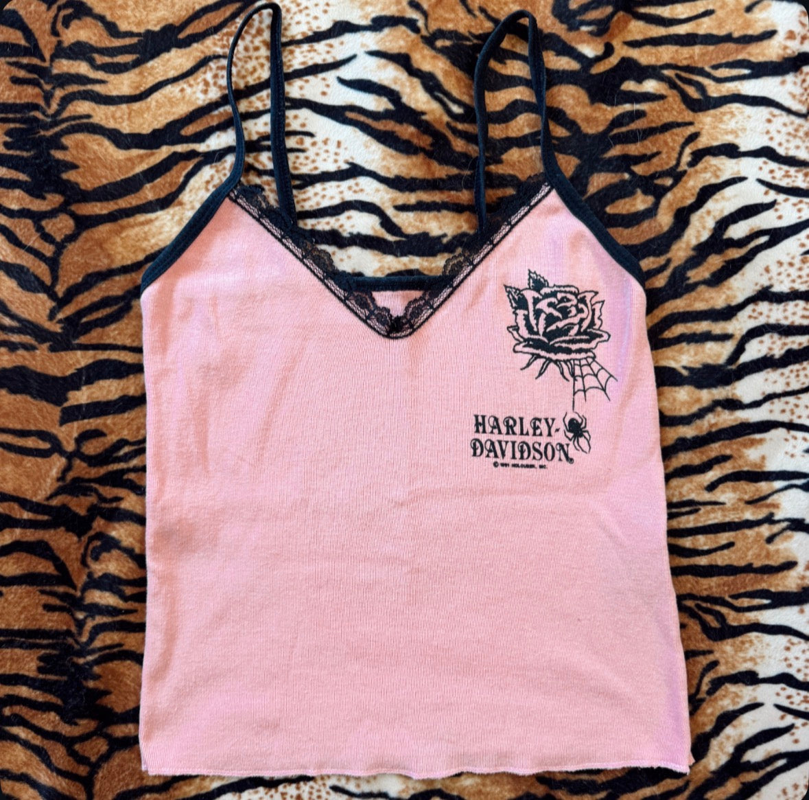Vintage Harley Spider Web Tank Top