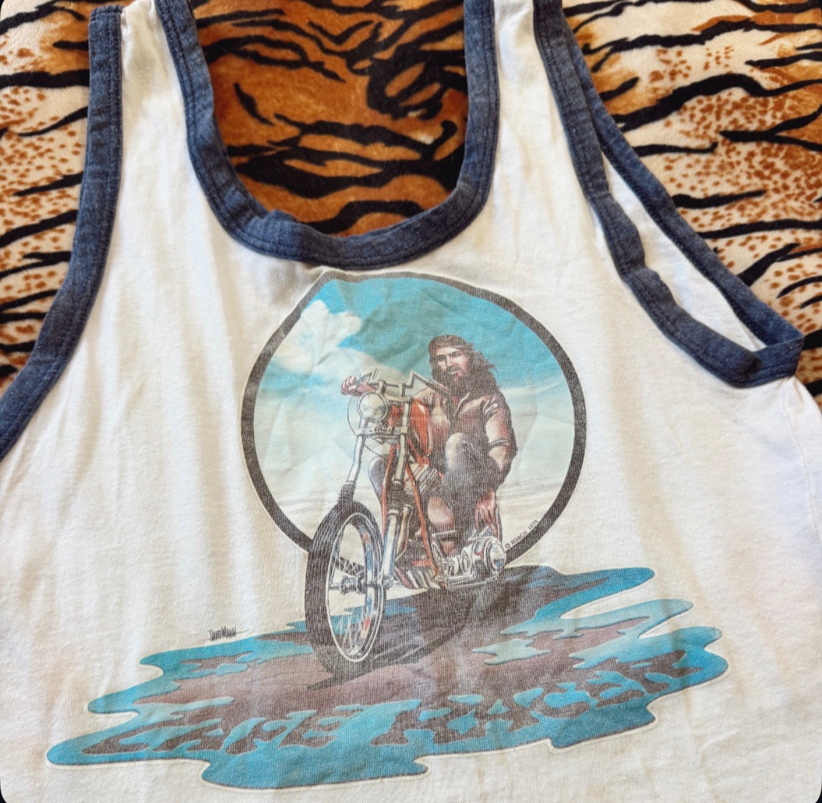 Vintage Biker Tank Top