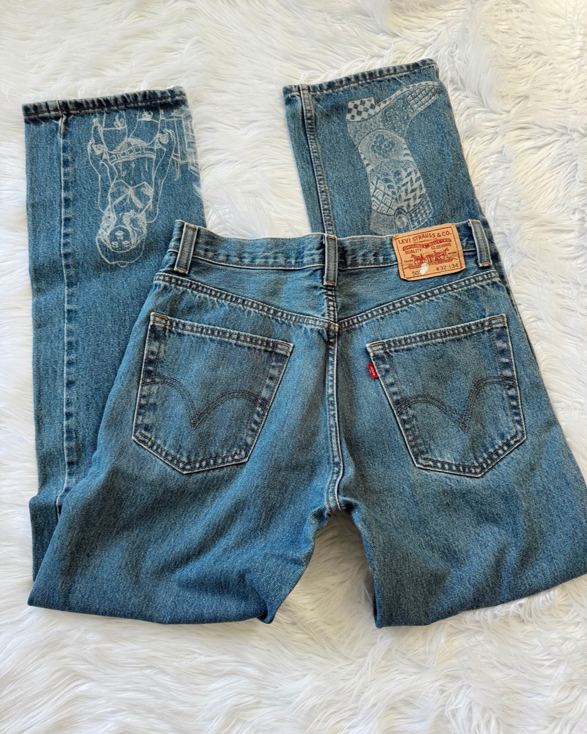 Vintage Cowgirl Levis Jeans