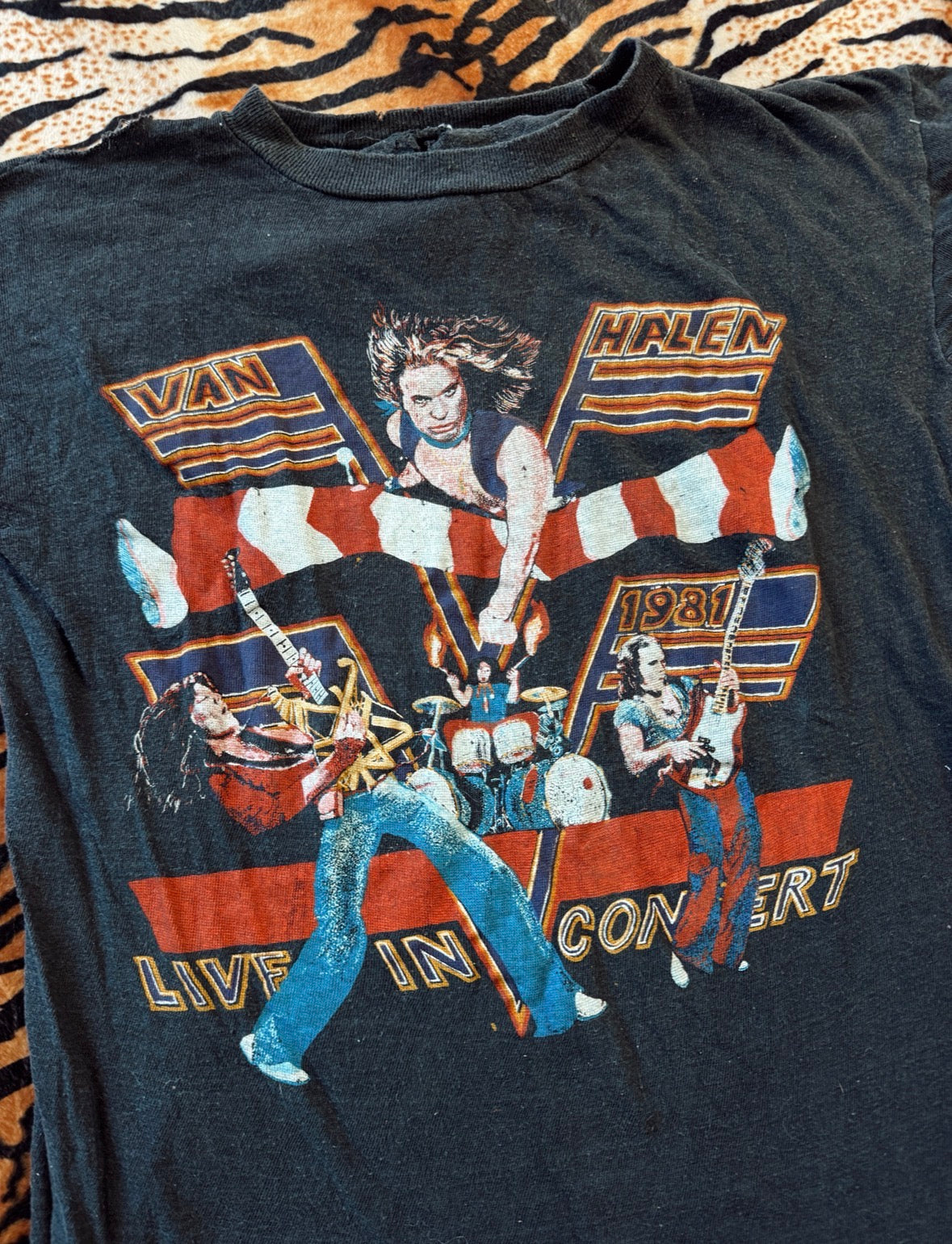 Vintage Van Halen Concert Tee