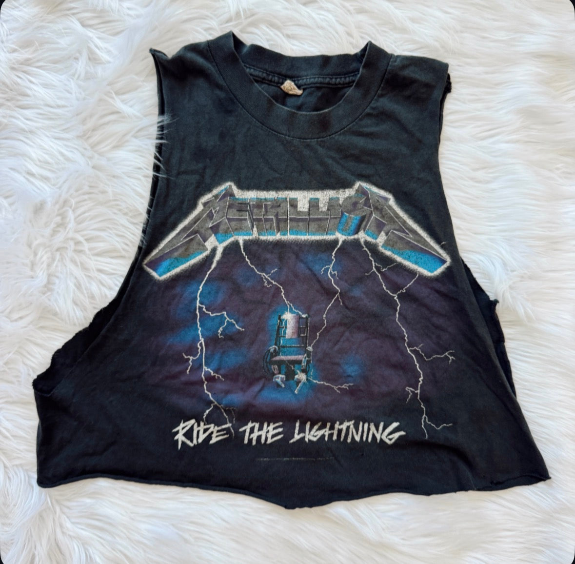 Vintage Metallica Ride The Lighting Tank Top