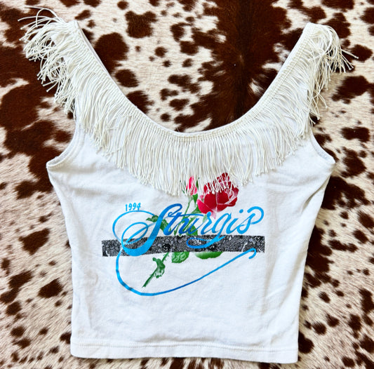 Vintage '94 Sturgis Fringe Tank Top