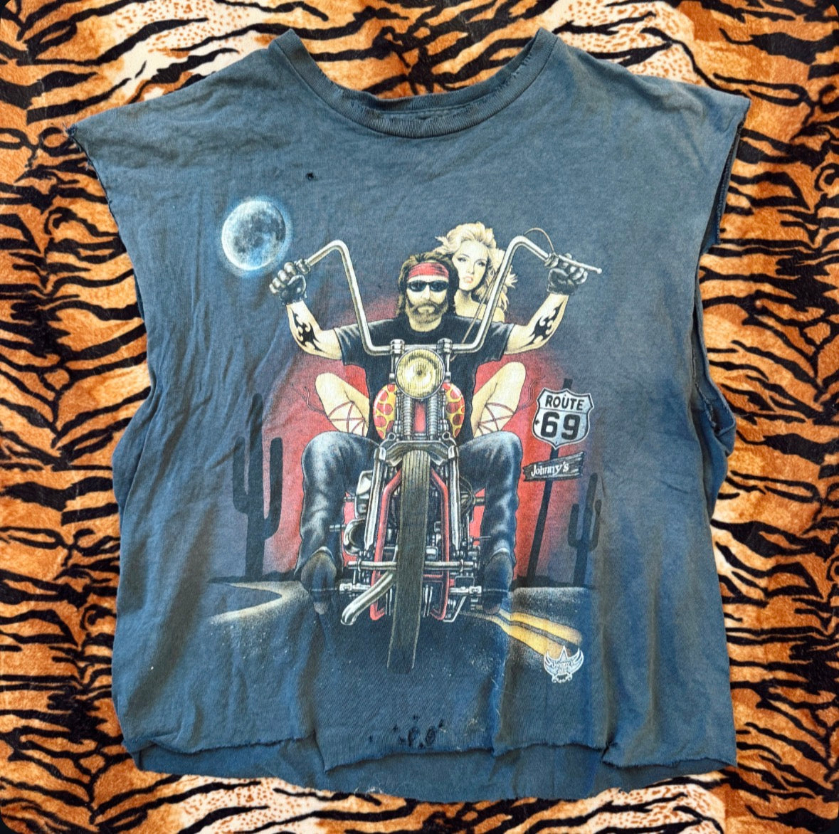 Vintage Biker Tank Top