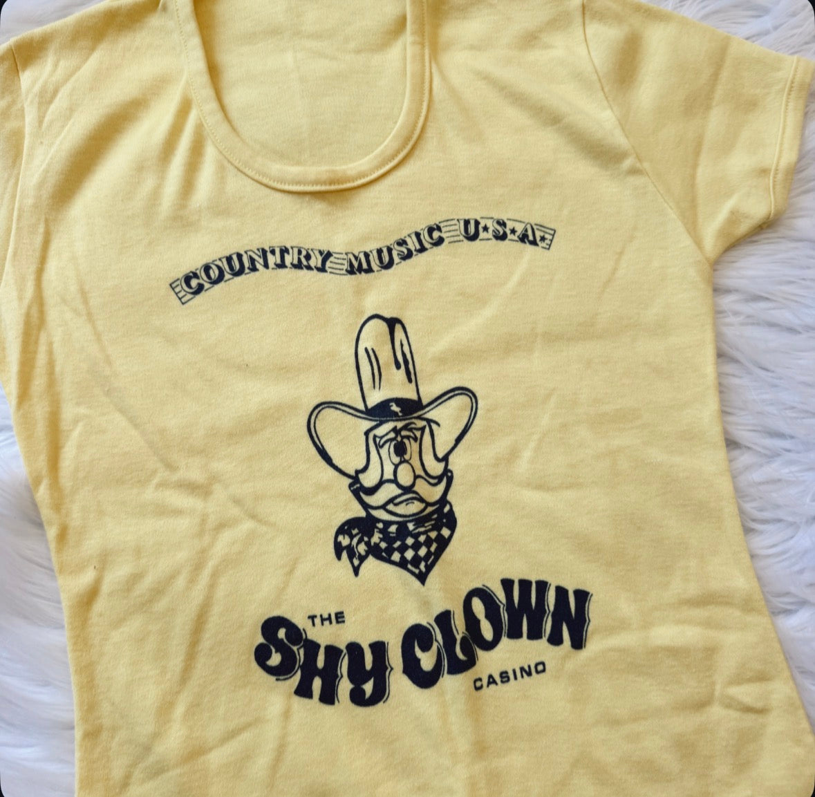 Vintage Country Music Shy Clown Tee
