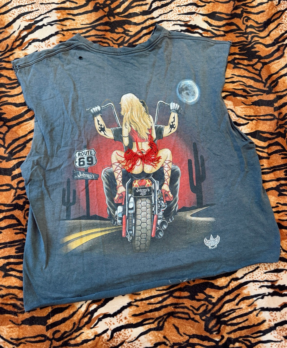 Vintage Biker Tank Top