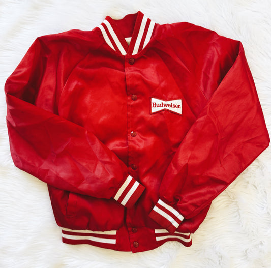 Vintage Budweiser Bomber Jacket