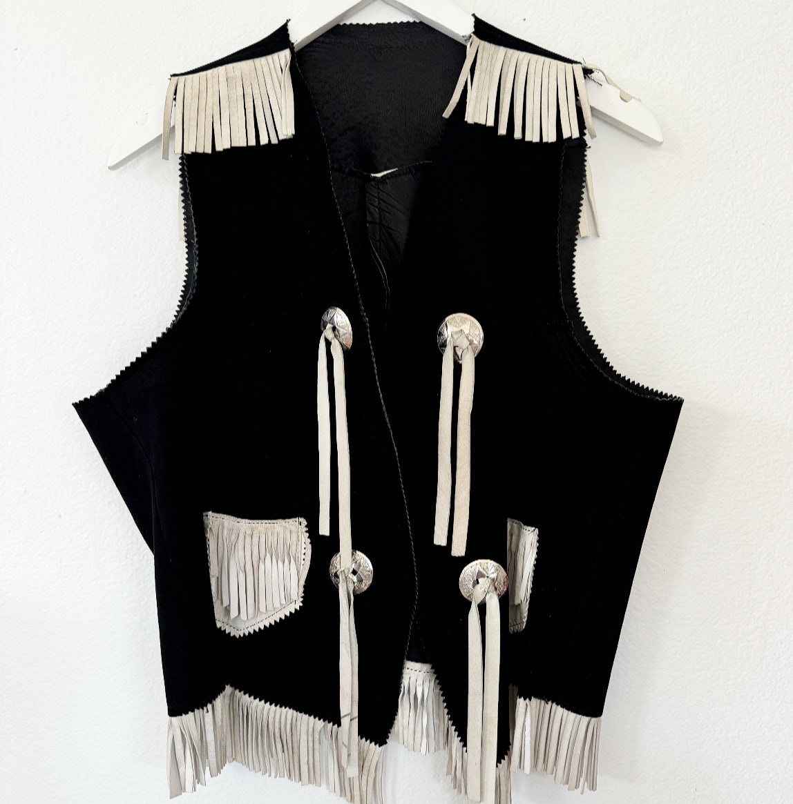Vintage Black & White Vest