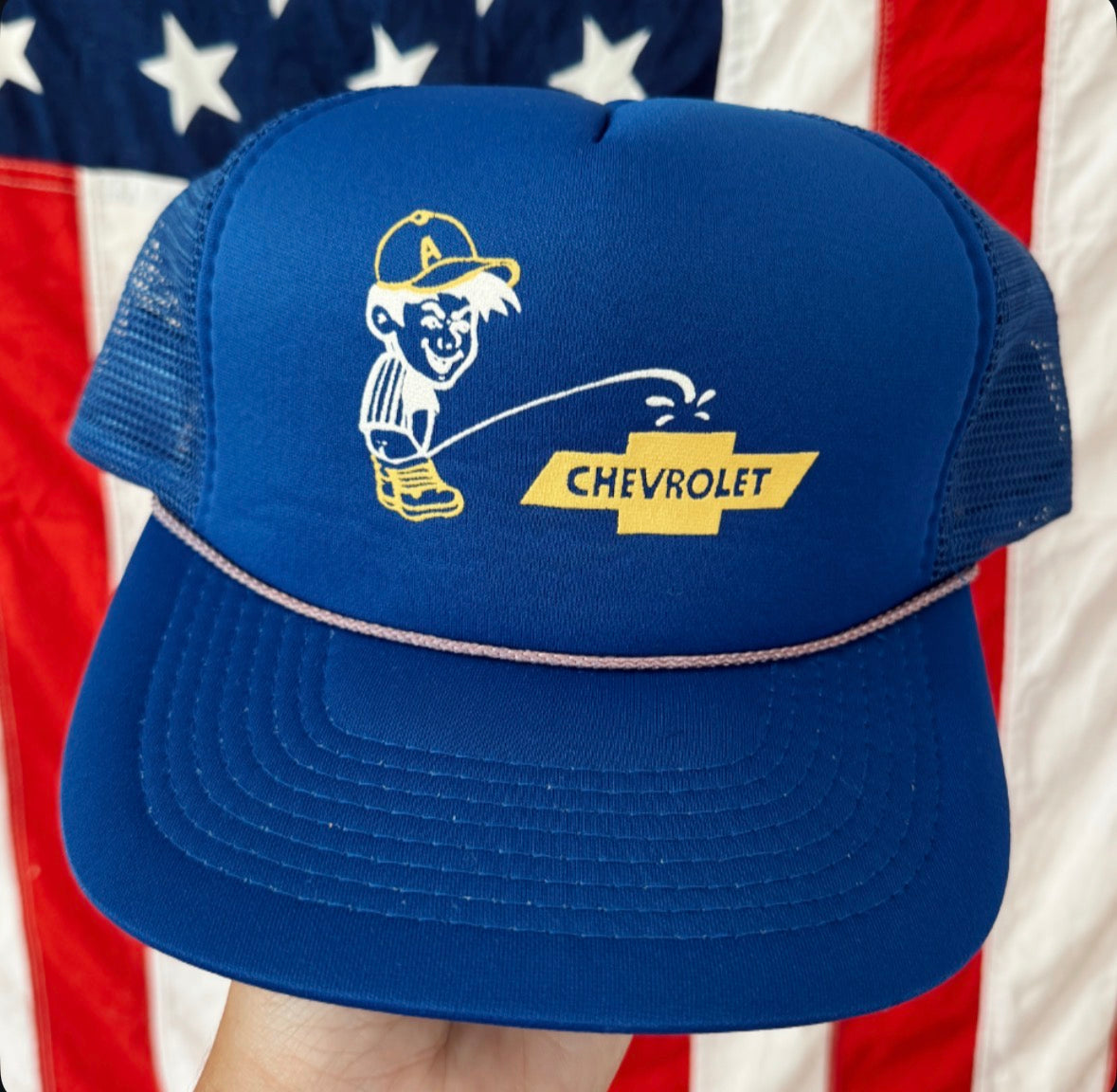 Vintage Pee On Chevy Hat