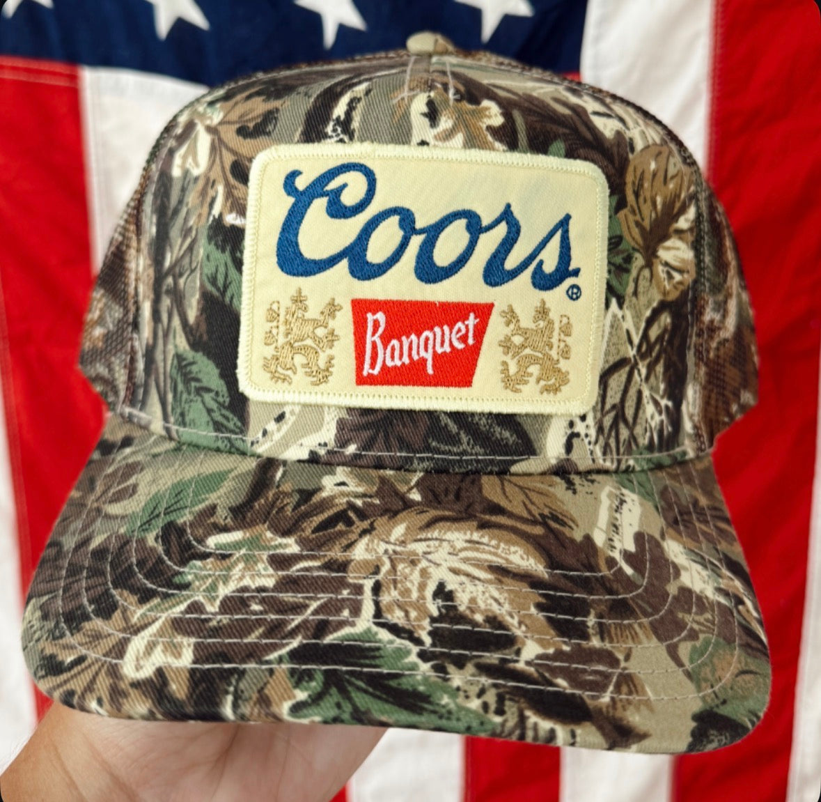 Coors Banquet Camo Hat