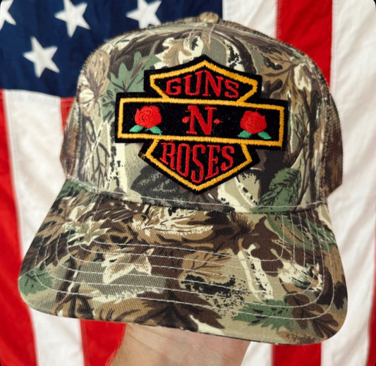 Guns N Roses Camo Hat