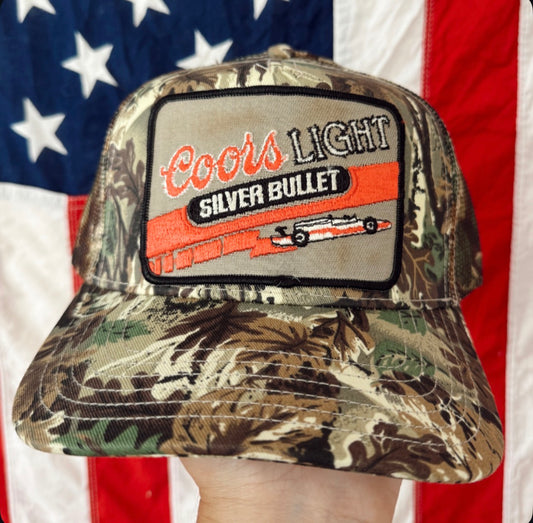Camo Coors Silver Bullet Hat