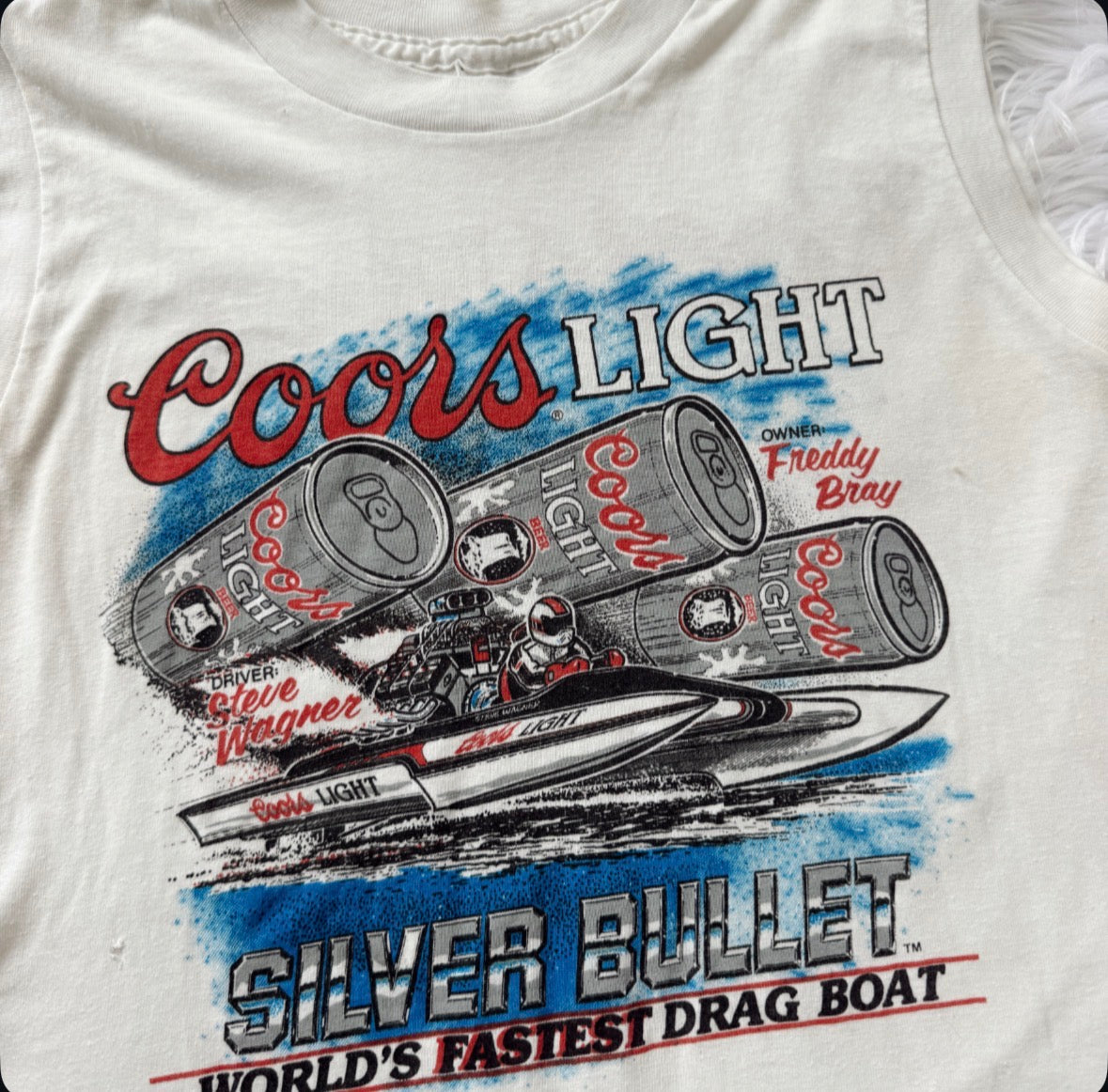 Vintage Coors Light Silver Bullet Tank Top
