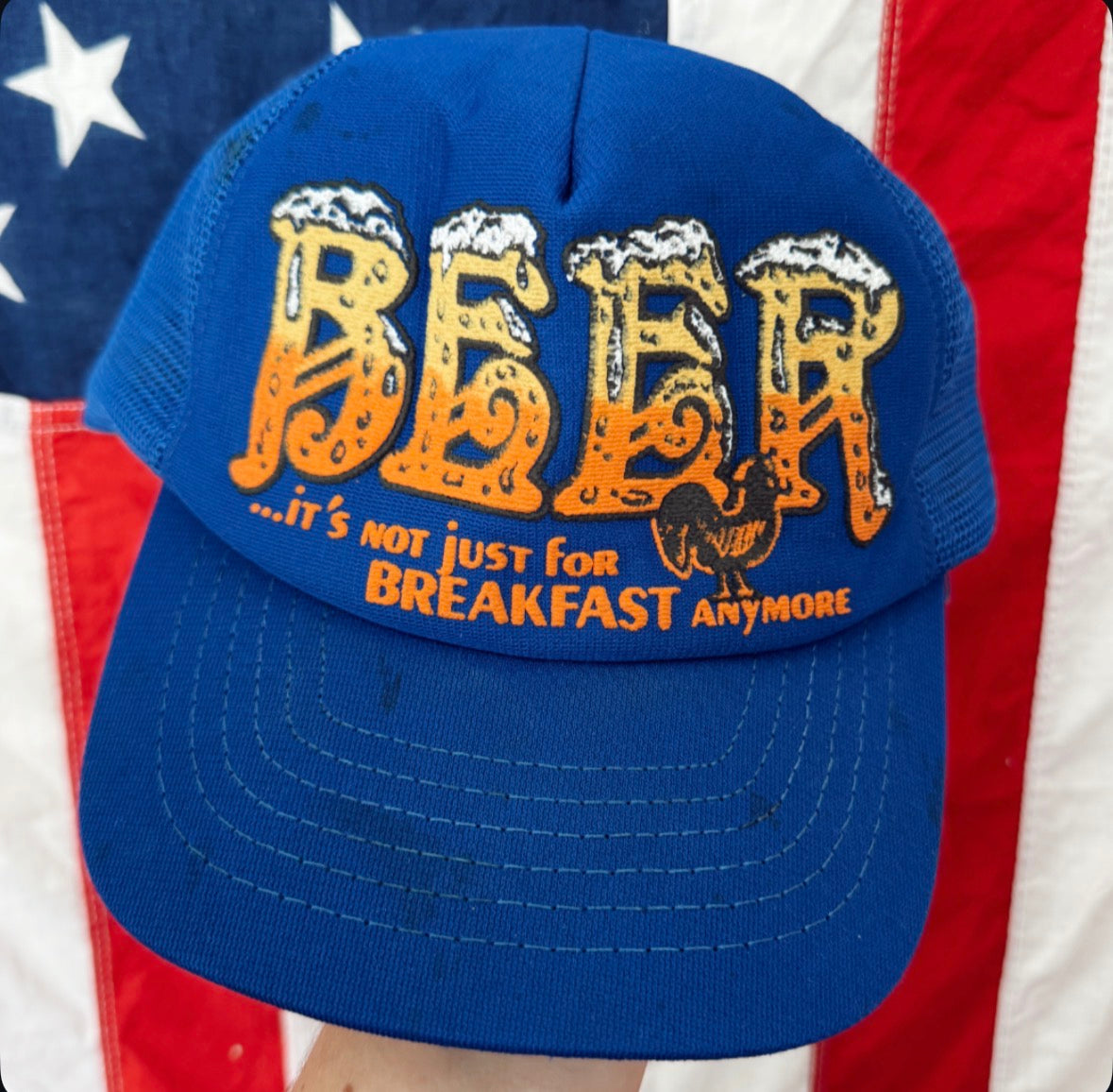 Vintage Beer Breakfast Hat