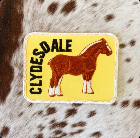 Vintage Clydesdale Patch