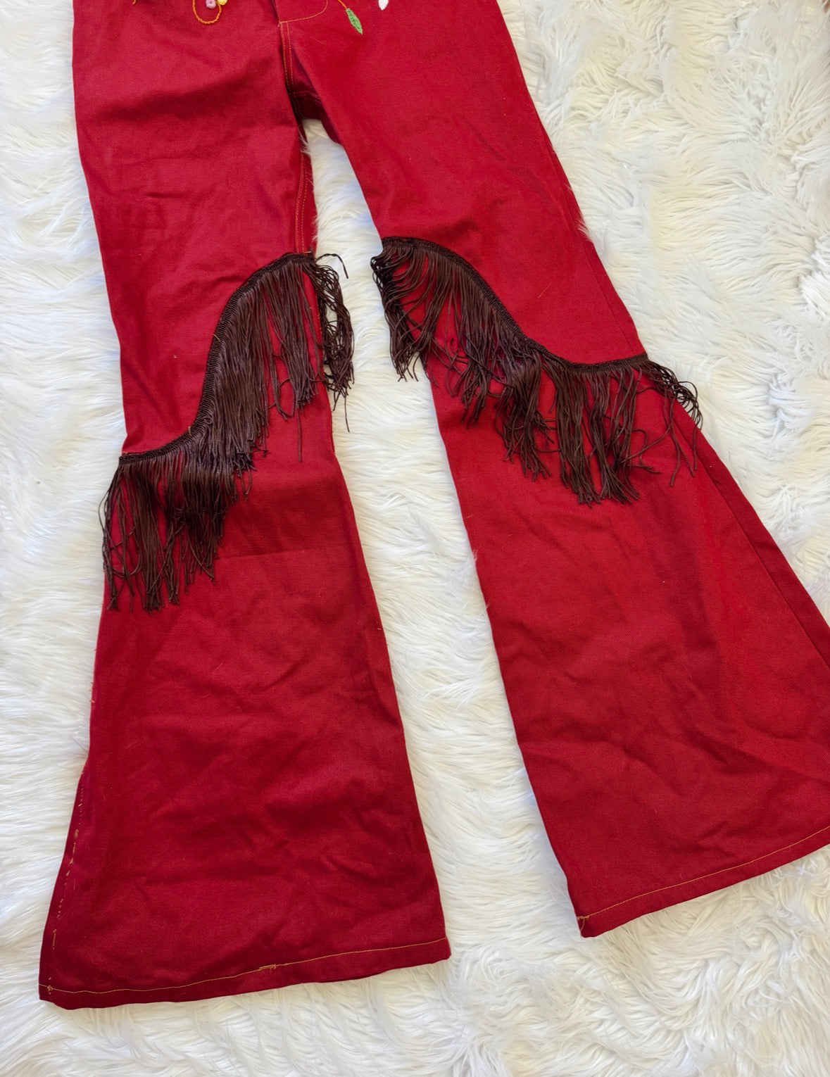 Vintage Western Embroidered Pants