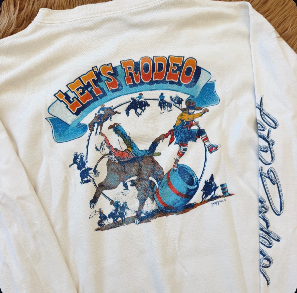 Vintage Lets Rodeo Long Sleeve
