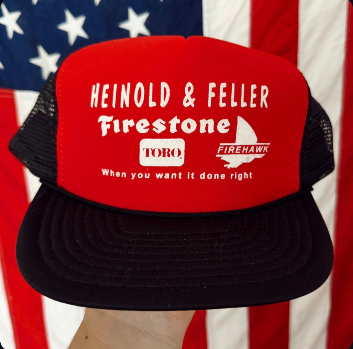 Vintage Firestone Hat