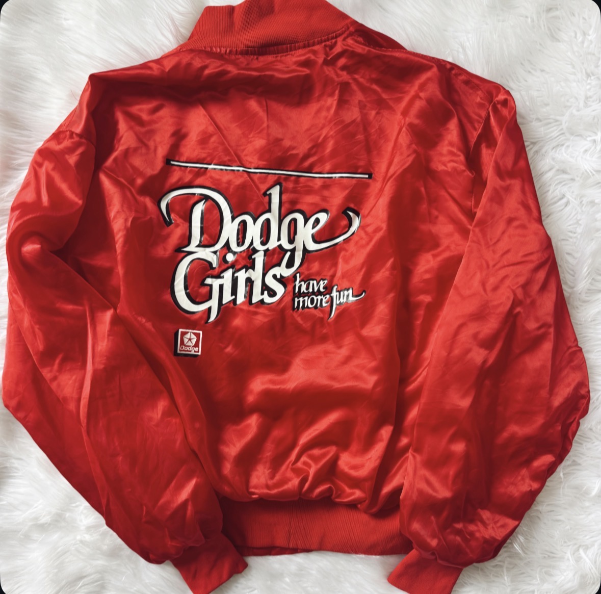 Vintage Dodge Girls Bomber Jacket