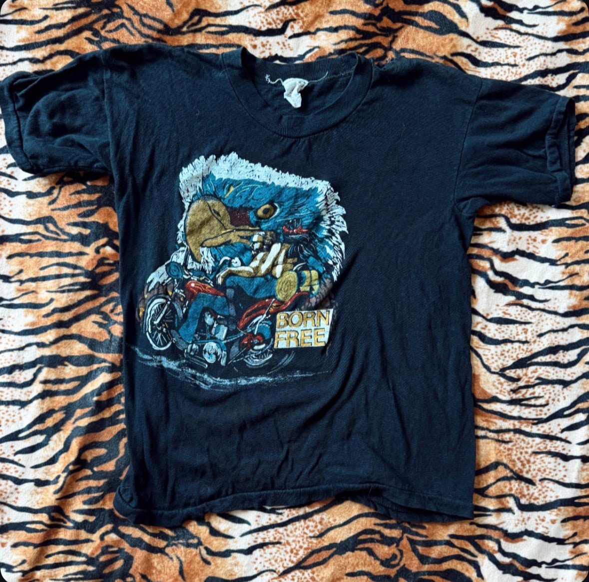 Vintage Born Free Biker Tee