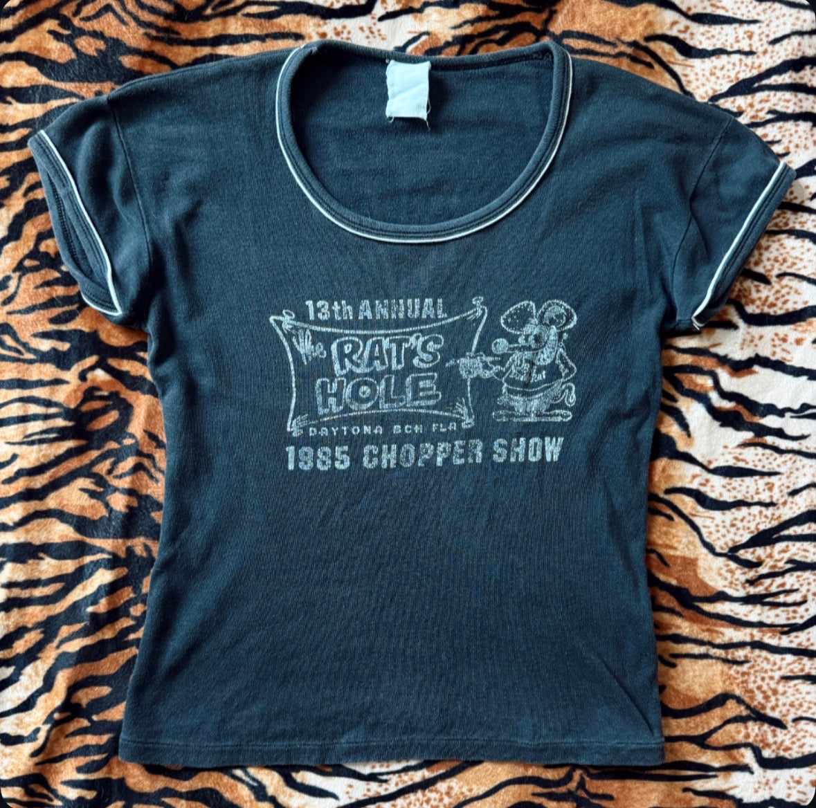 Vintage Rats Hole Chopper Show Tee