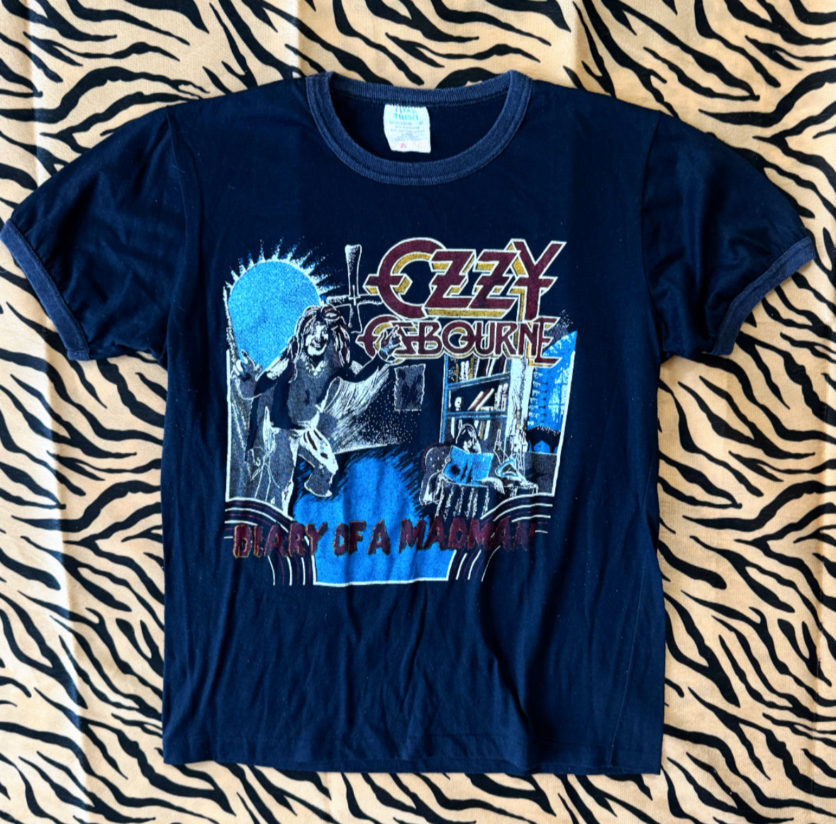 Vintage 1981 Ozzy Diary Of A Madman Tee