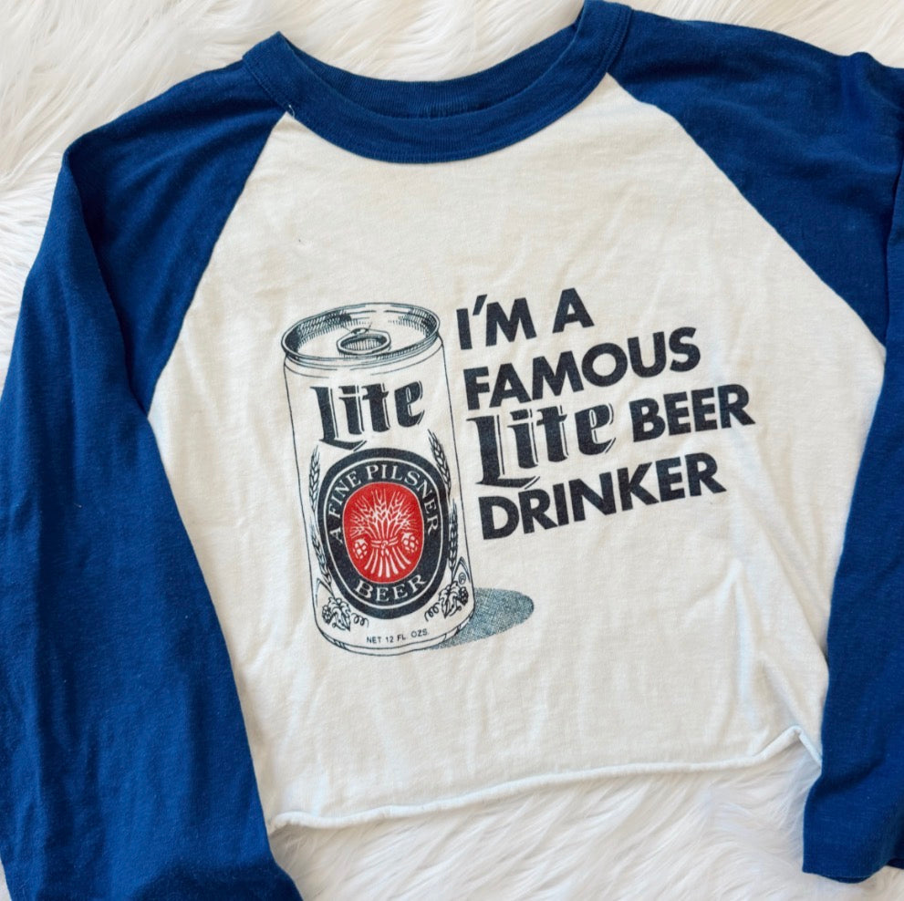 Vintage Famous Lite Drinker Tee