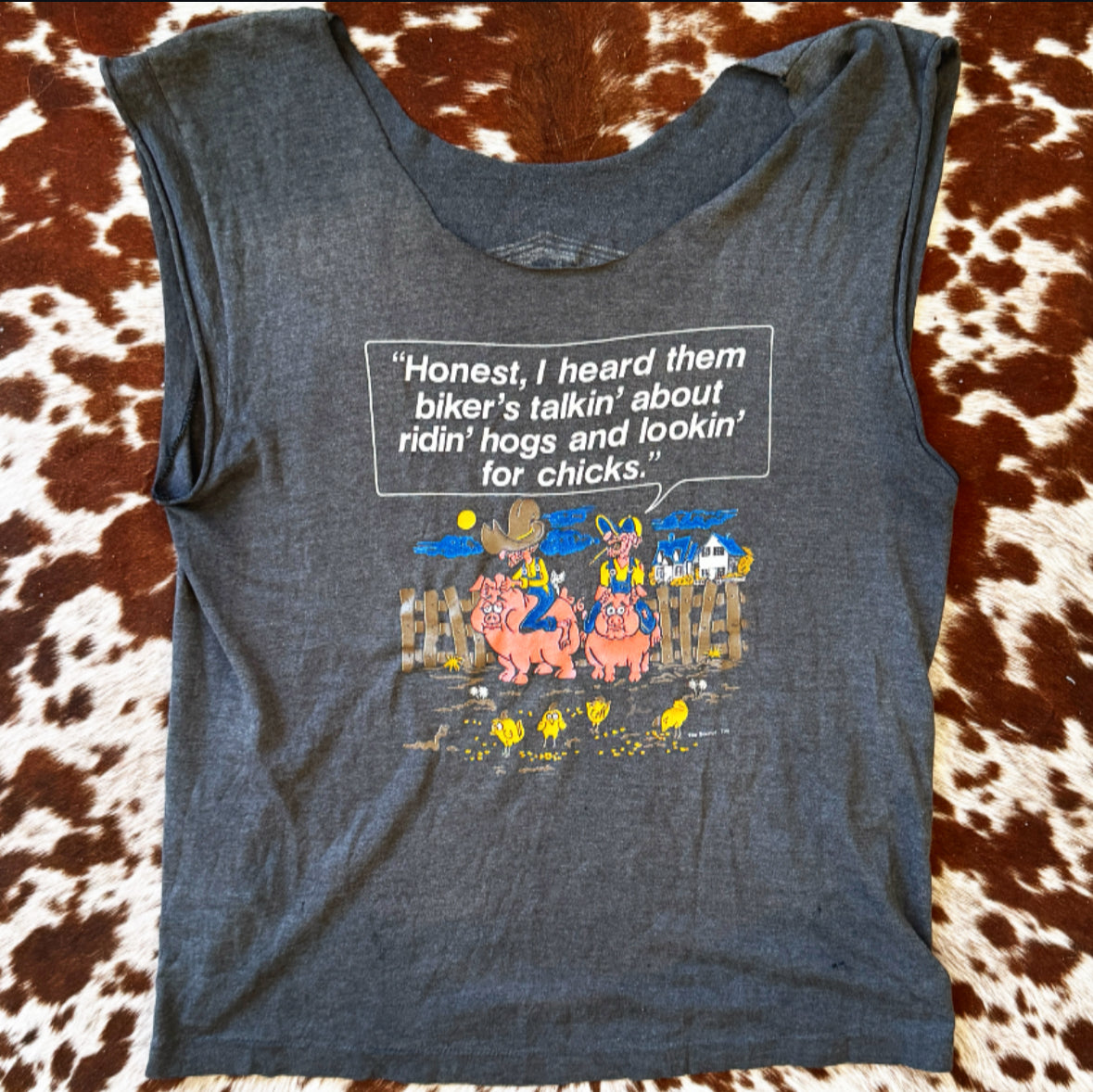 Vintage Ridin' Hogs Tank
