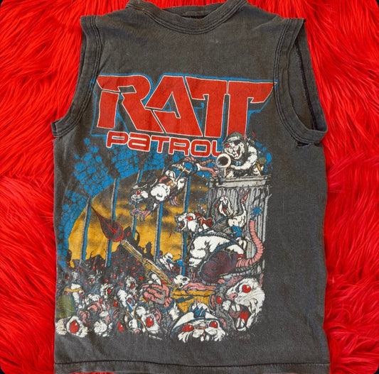 Vintage 1984 Ratt Patrol Concert Tank Top