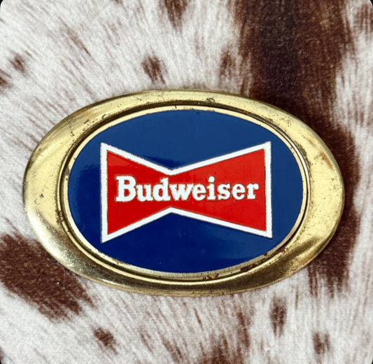 Vintage Budweiser Belt Buckle