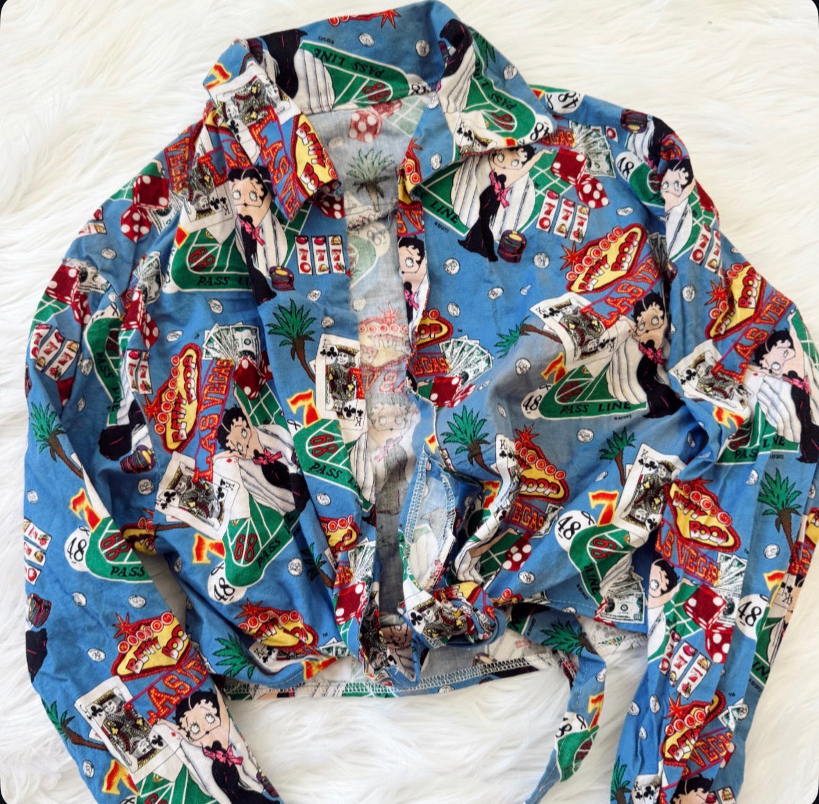 Vintage Betty Boop Vegas Top