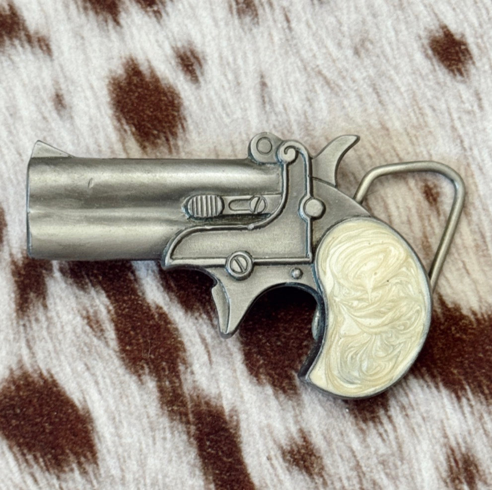 Vintage Gun Belt Buckle