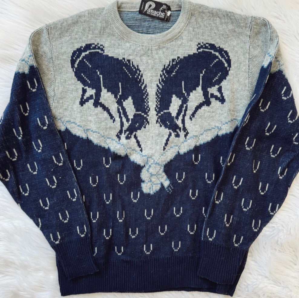 Vintage Horses Sweater
