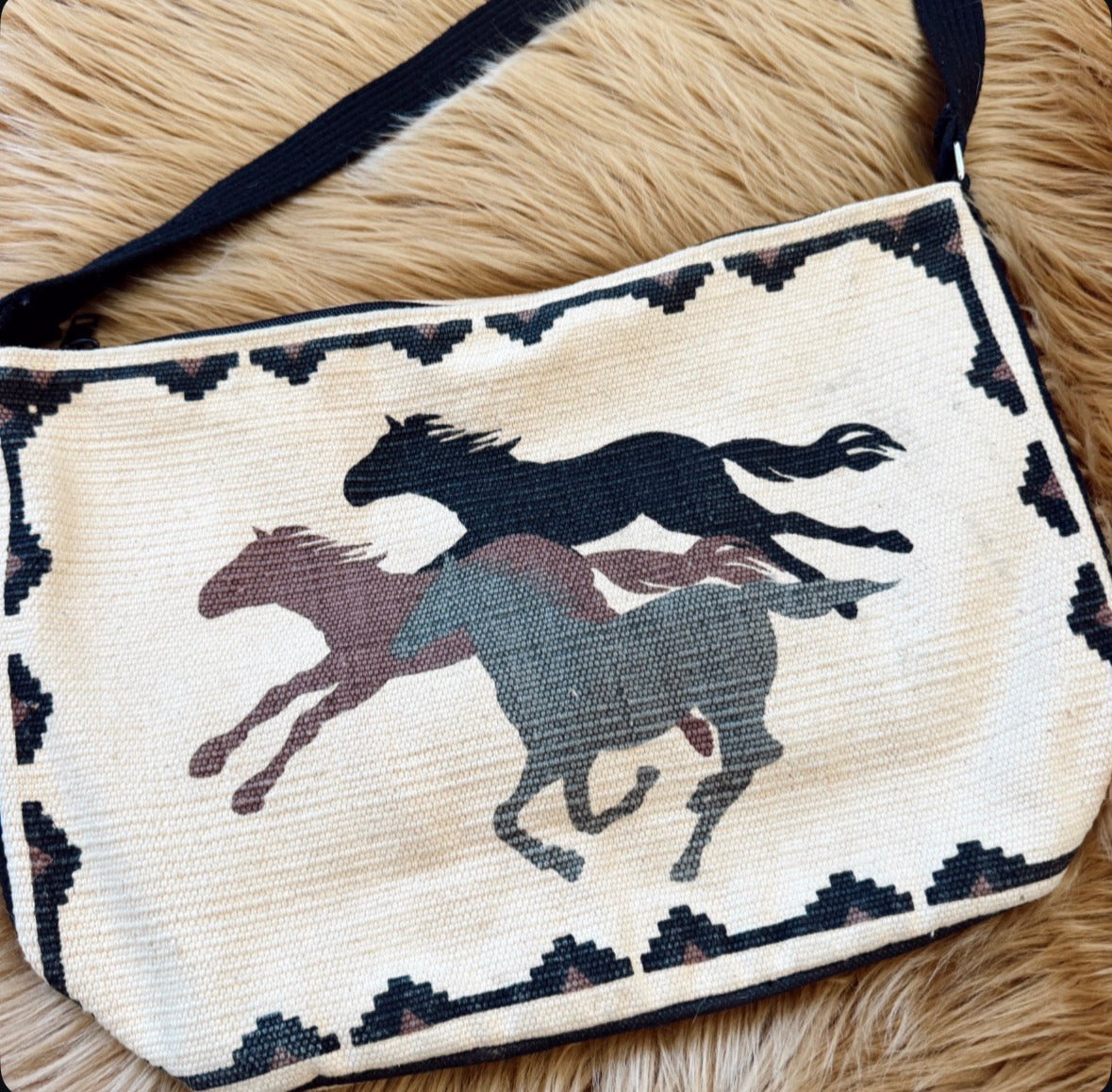 Vintage Horses Tote Bag