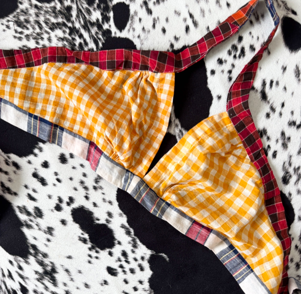 Vintage Plaid Halter Top