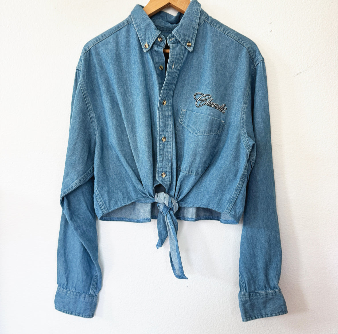 Vintage Chevy Diner Button Down