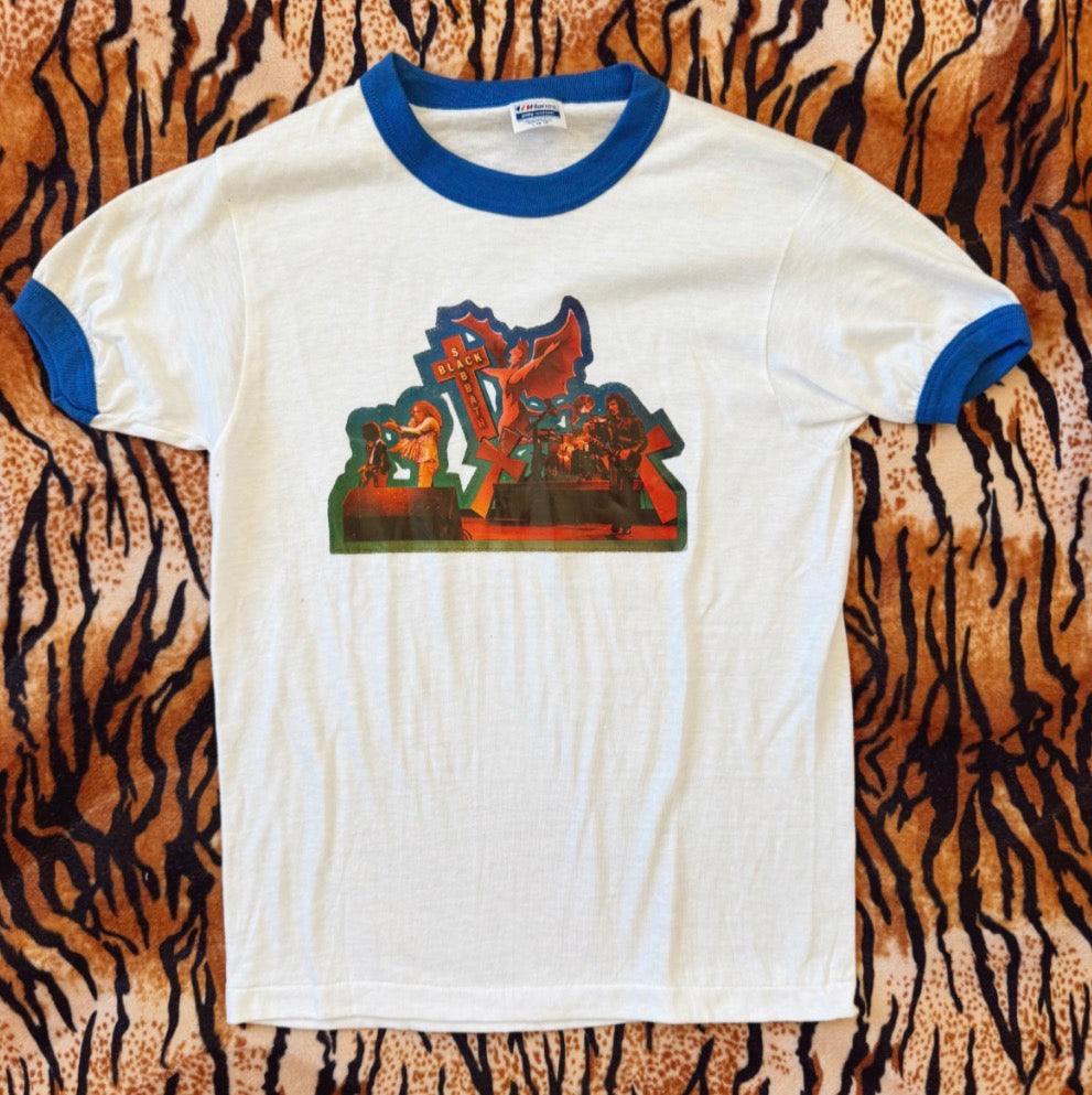 Vintage Black Sabbath Ringer Tee