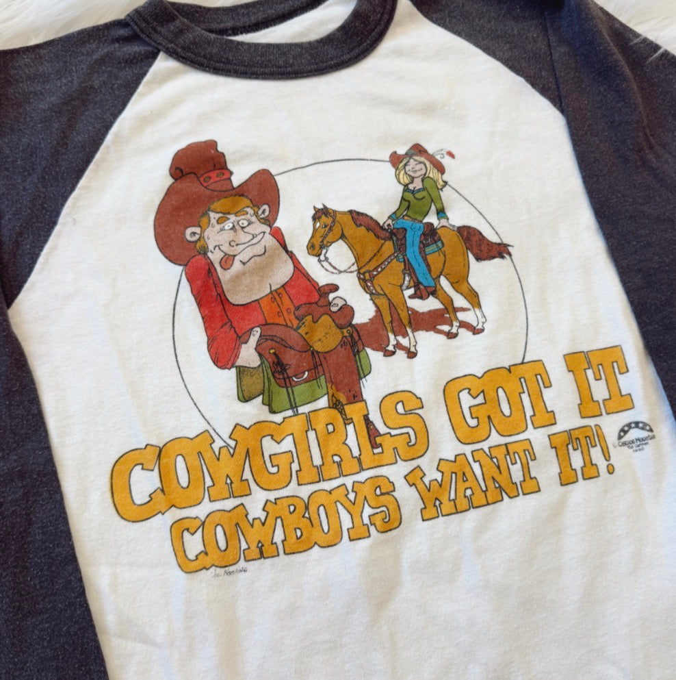 Vintage Cowboys Want It Tee