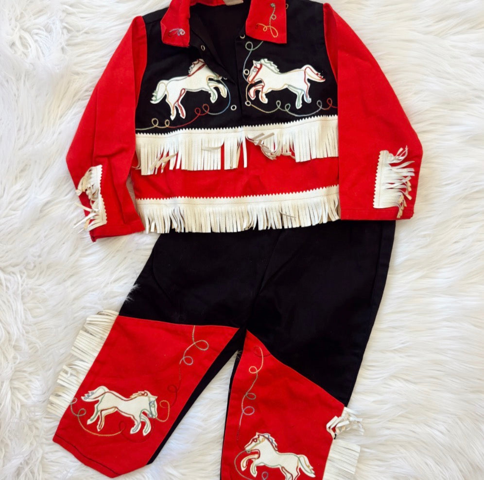 Vintage Kids Cowboy Set