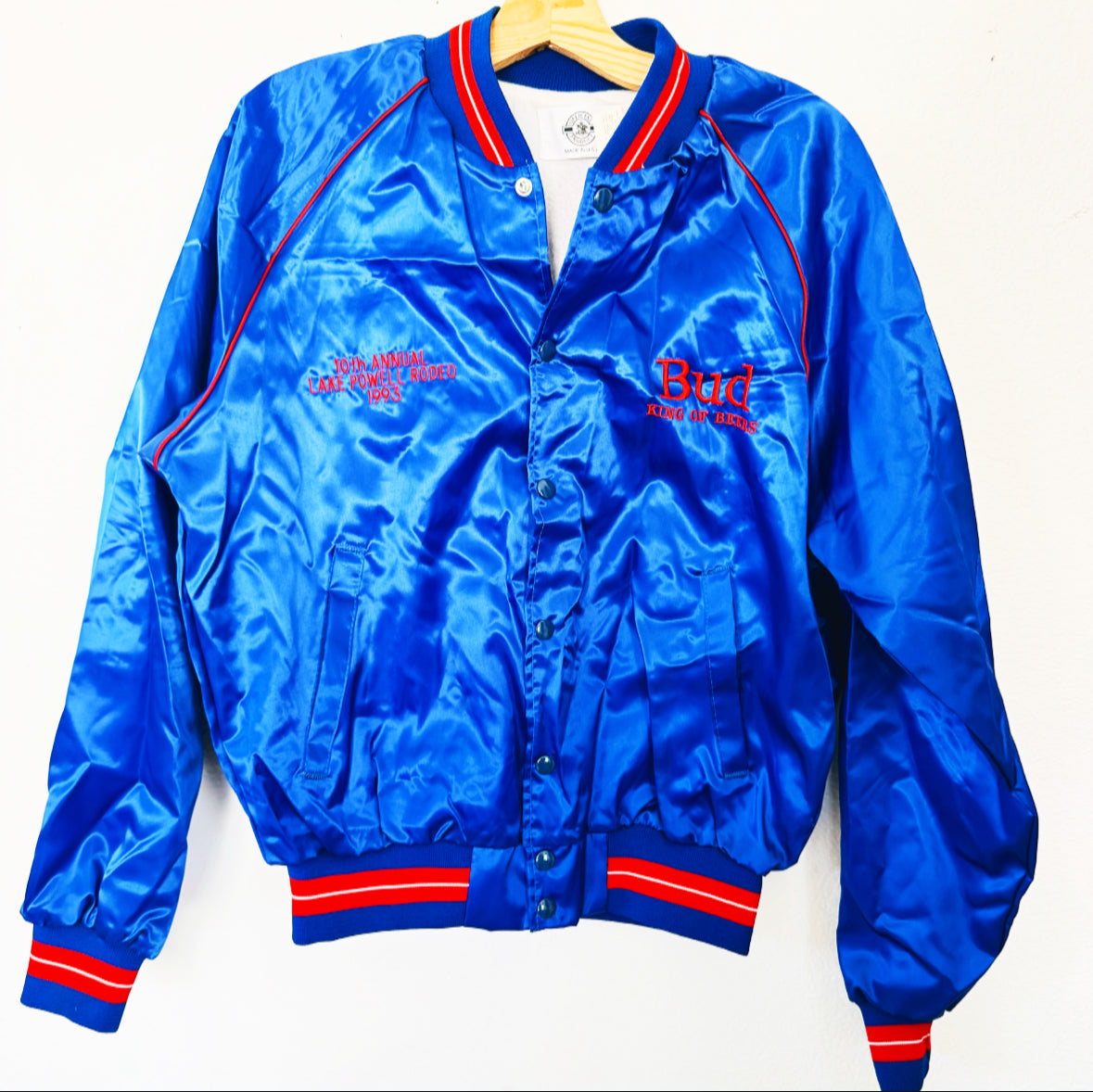 Vintage Bud Rodeo Bomber Jacket