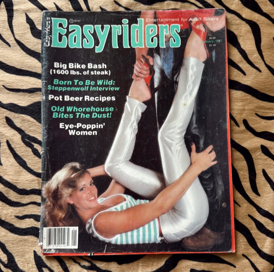 Vintage Easyriders January 1981 Magazine