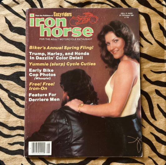 Vintage Iron Horse August 1981 Magazine