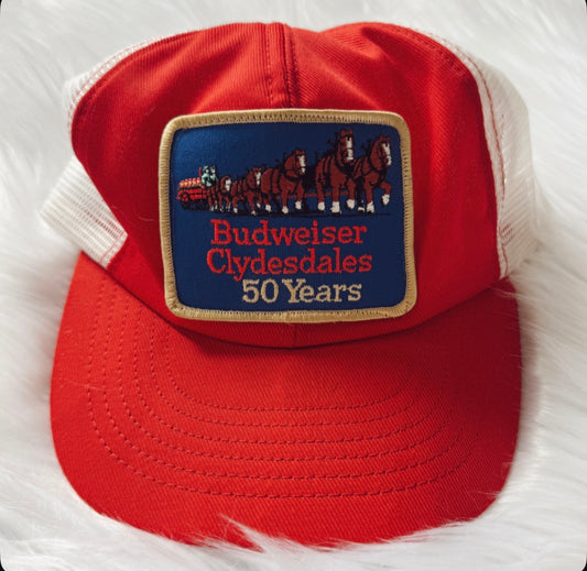 Vintage Budweiser Clydesdales Hat