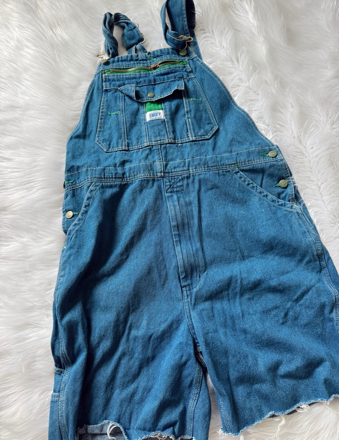 Vintage Liberty Short Overalls
