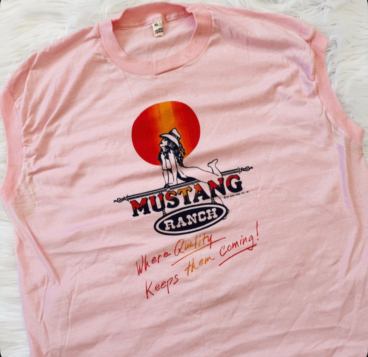 Vintage Mustang Ranch Tank Top