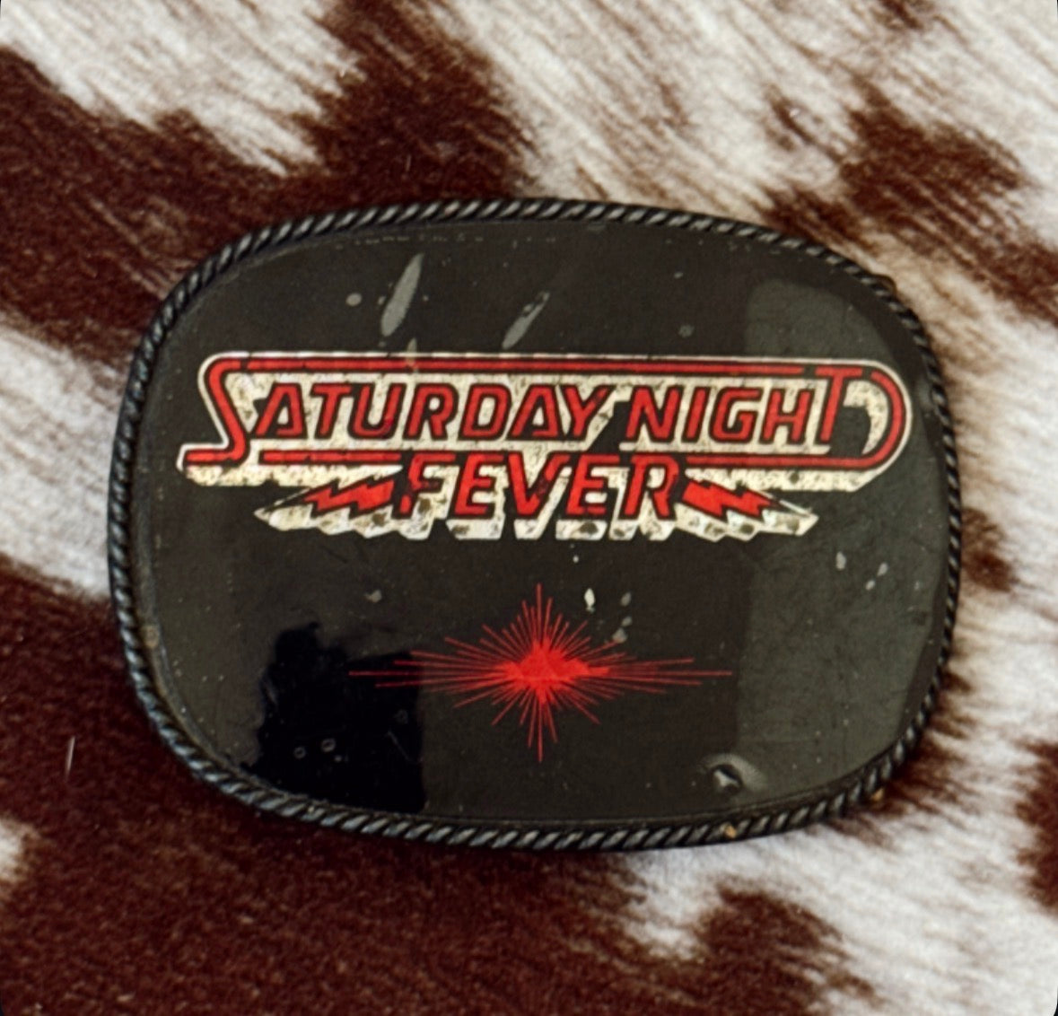 Vintage Saturday Night Fever Belt Buckle