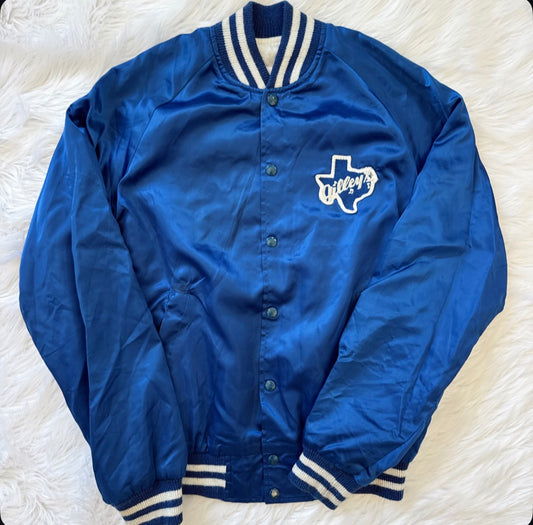 Vintage Gilleys Blue Bomber Jacket