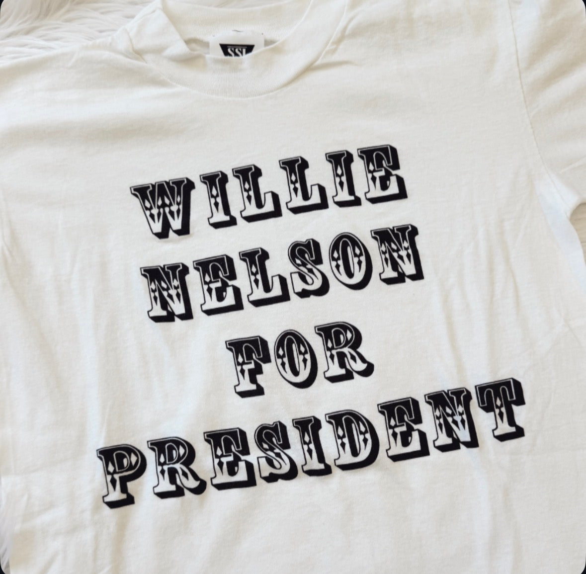 Vintage Willie Nelson For President Tee